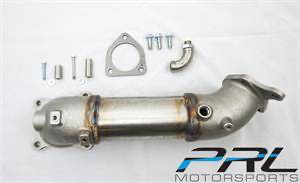 PRL MOTORSPORTS STREET DOWNPIPE (3.5", CATTED), 2018+ HONDA ACCORD 2.0T, PRL-DP-20T-DPC