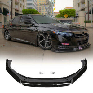 Fit 2018-2020 Honda Accord 10th Gen Sport Front Bumper Lip Body Kit Chin Spoiler