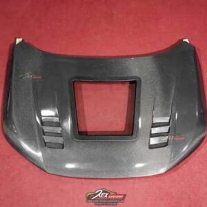 FL5 carbon fiber hood with glass center