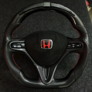 06-11 civic  Custom Made Carbon fiber Led display  Steering Wheel with  Airbag