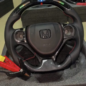 9th gen civic Custom Made Carbon fiber Led display Steering Wheel with Airbag